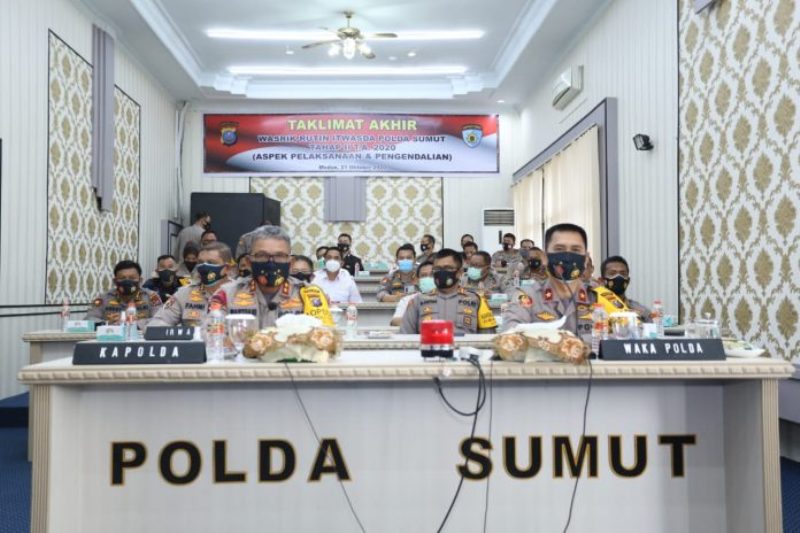 Kapoldasu Tutup Taklimat Akhir Wasrik Rutin Itwasda Tahap II T.A. 2020 Melalui Vidcon