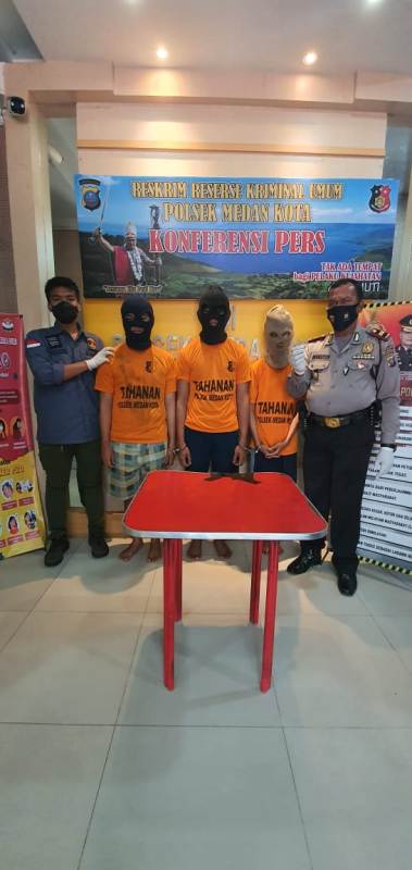 Dijaring Petugas Gugus Tugas Pemilik Ekstasi Diamankan di Polsek Medan Kota