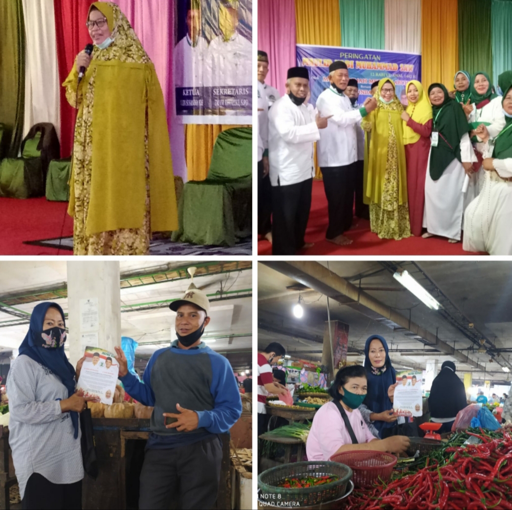 Hj Bunda Terus Bergerak Untuk Menang Bobby - Aulia, Bunda: Medan Harus Berubah