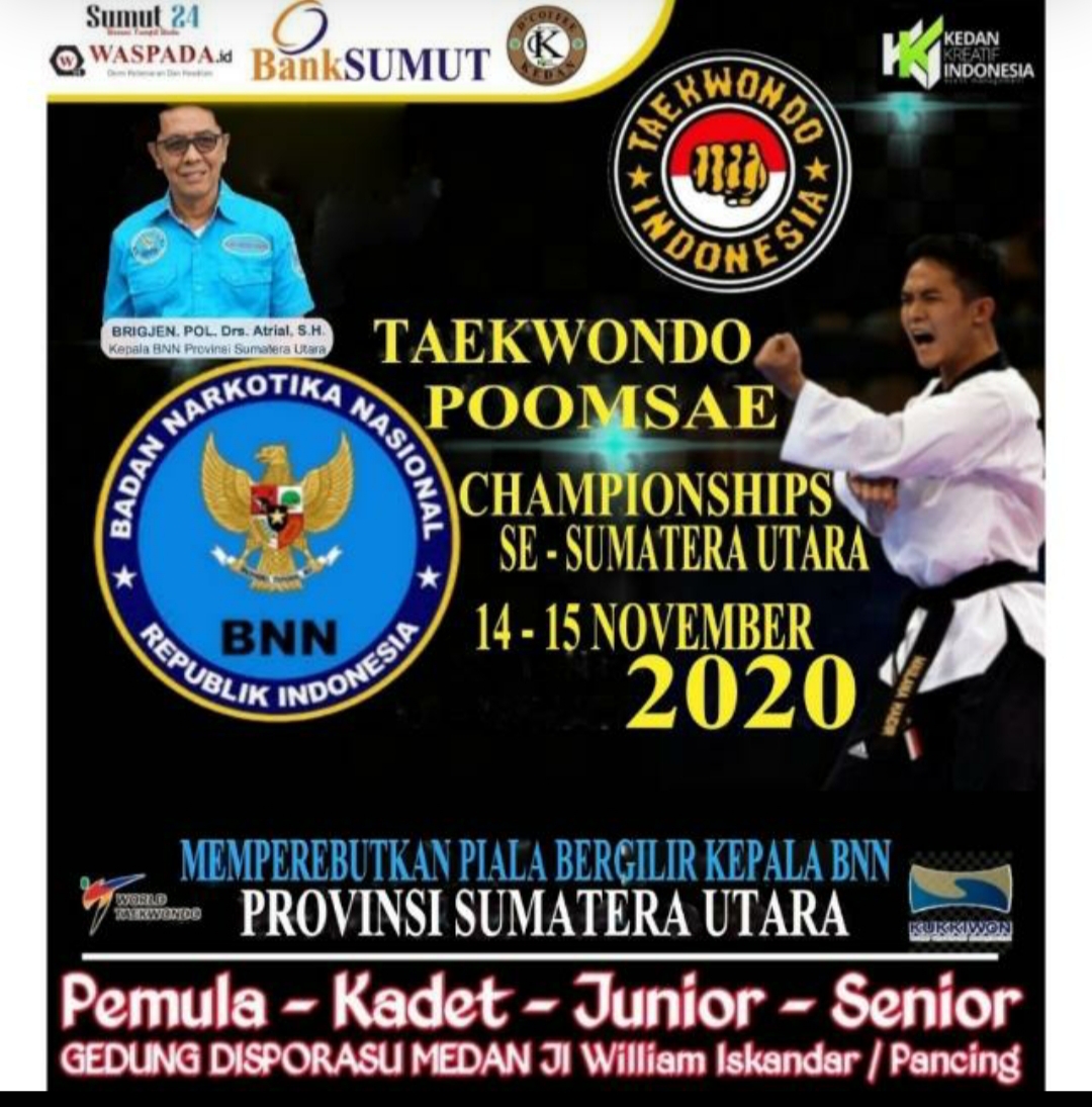 434 Atlit Taekwondo Ikuti Kejuaraan Poomsae Championship 2020