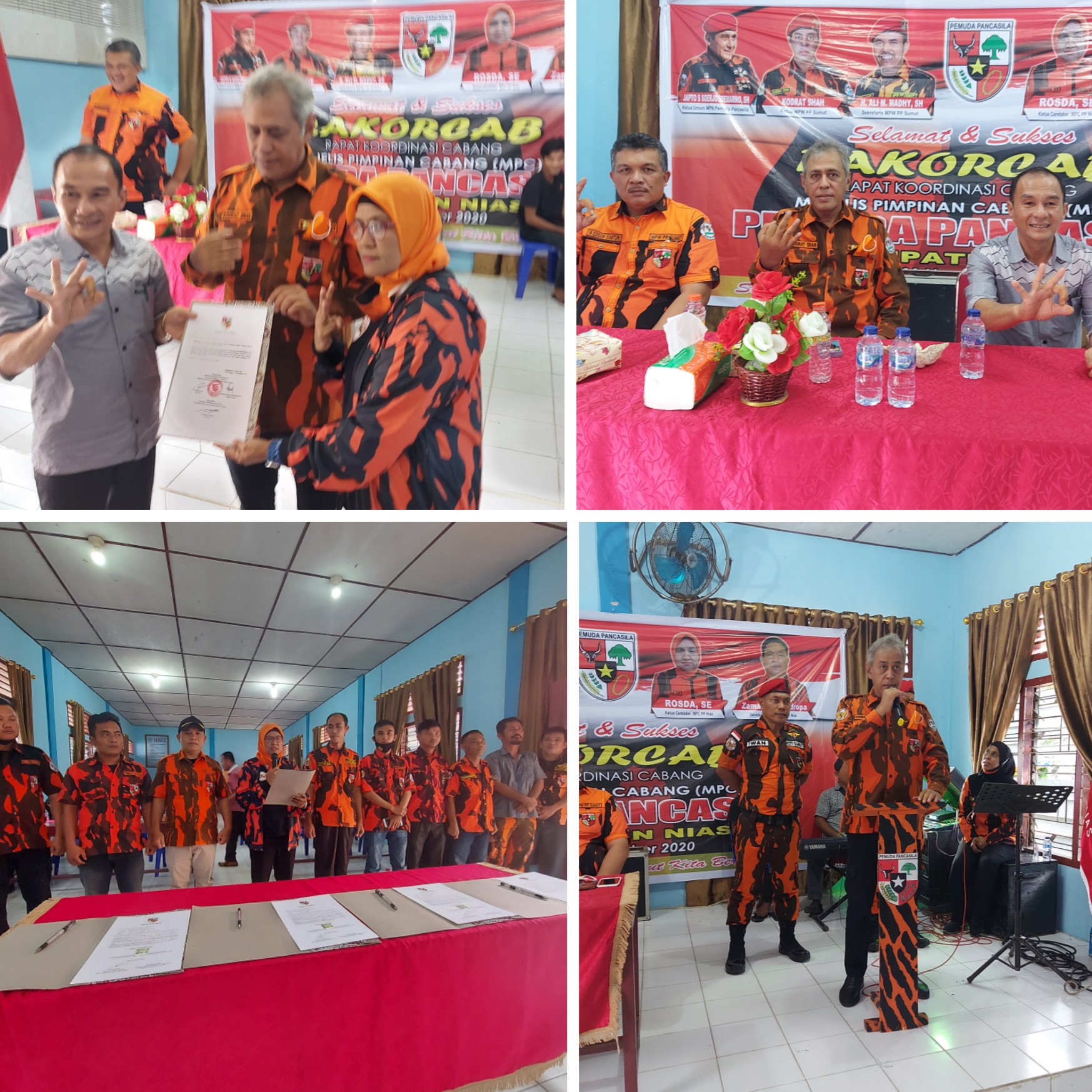 Rakorcab MPC PP Kabupaten Nias, Kodrat Shah : Kader Dukung Penuh Enanoi Dohare - Yulius Lase