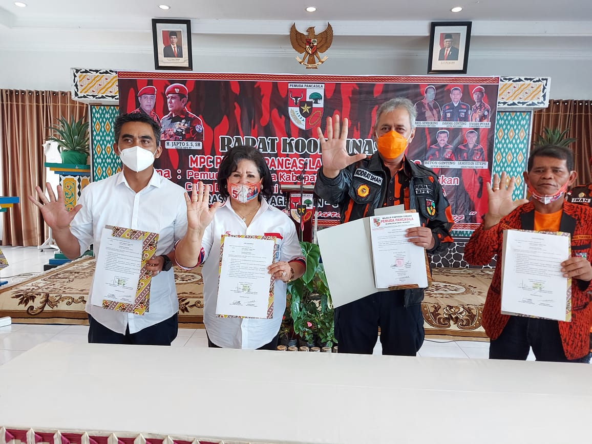 Kodrat Shah : Menangkan Paslon Cory-Theo, Cory: Terimakasih Dukungan Pemuda Pancasila