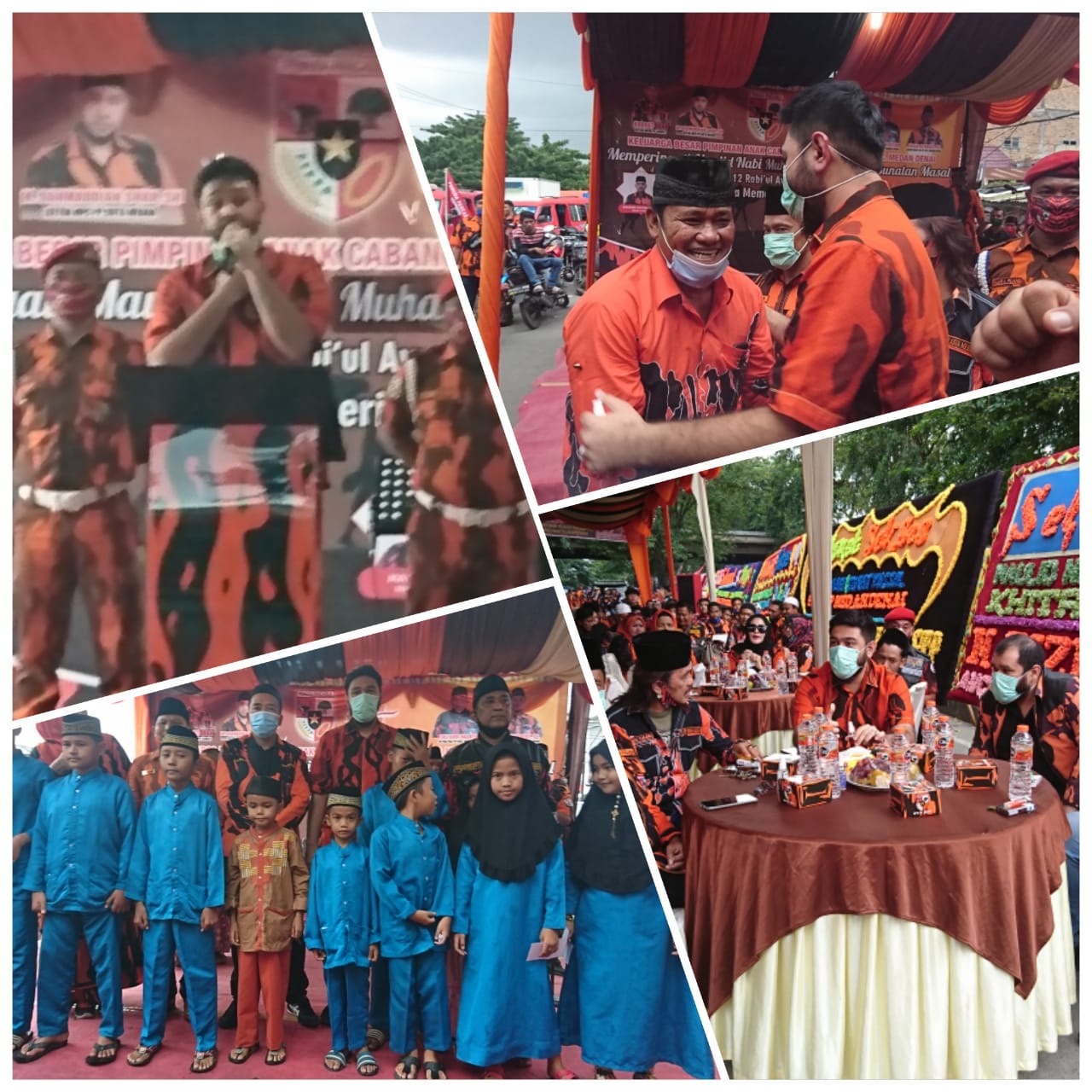 Ketua MPC PP Kota Medan Hadiri Maulid Nabi SAW di Sekretariat PAC PP Kecamatan Medan Denai