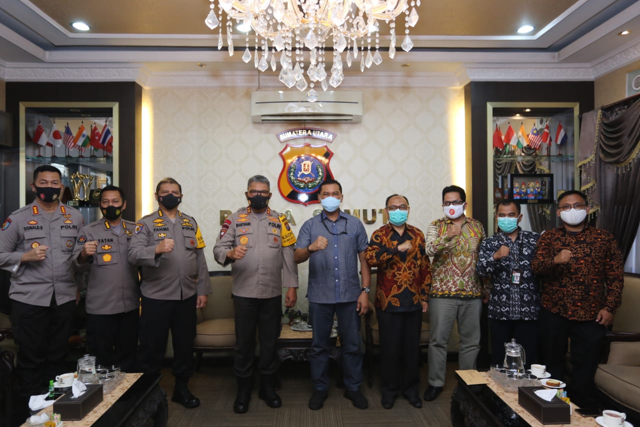 Kapolda Sumut Terima Audiensi dari Koordinator Wilayah I KPK RI