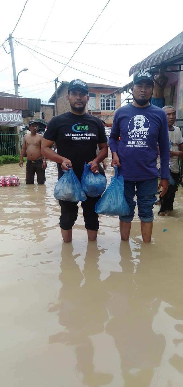 MPTW Berikan Bantuan Sembako Untuk Korban Banjir Sei Mati