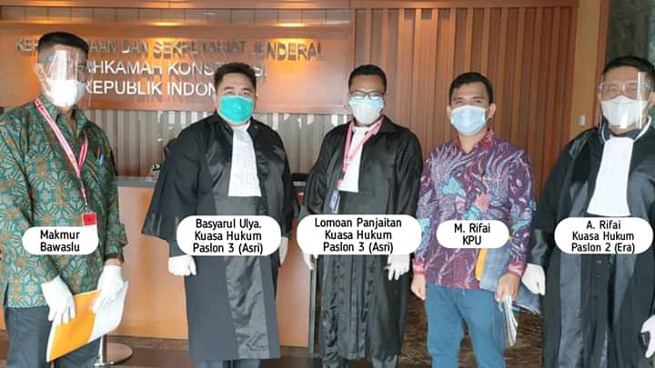 Ketua Y-LBH BRI Lomoan Panjaitan SH Optimis Memenangkan Paslon ASRI Atas Gugatan Paslon ERA di MK