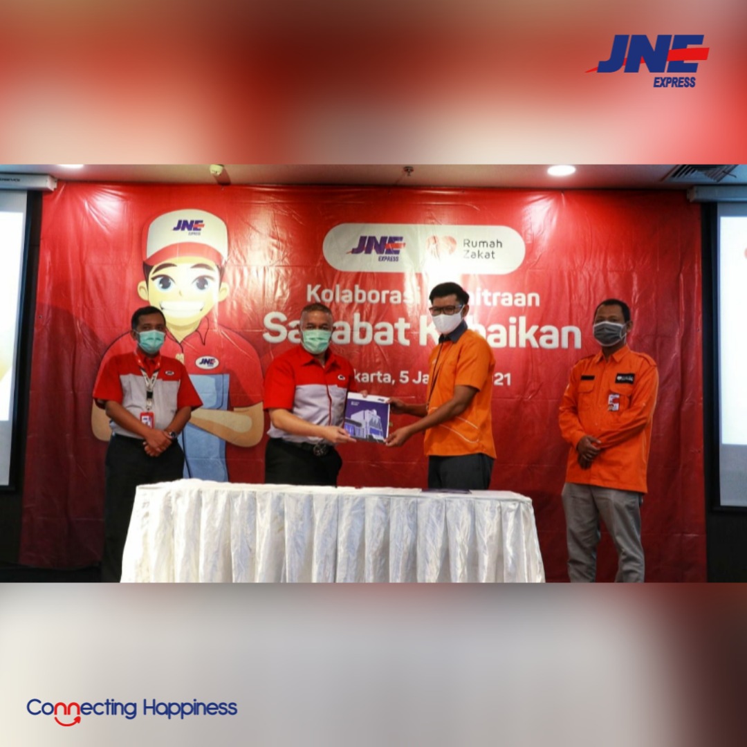 Permudah Bersedekah, JNE Gandeng Rumah Zakat