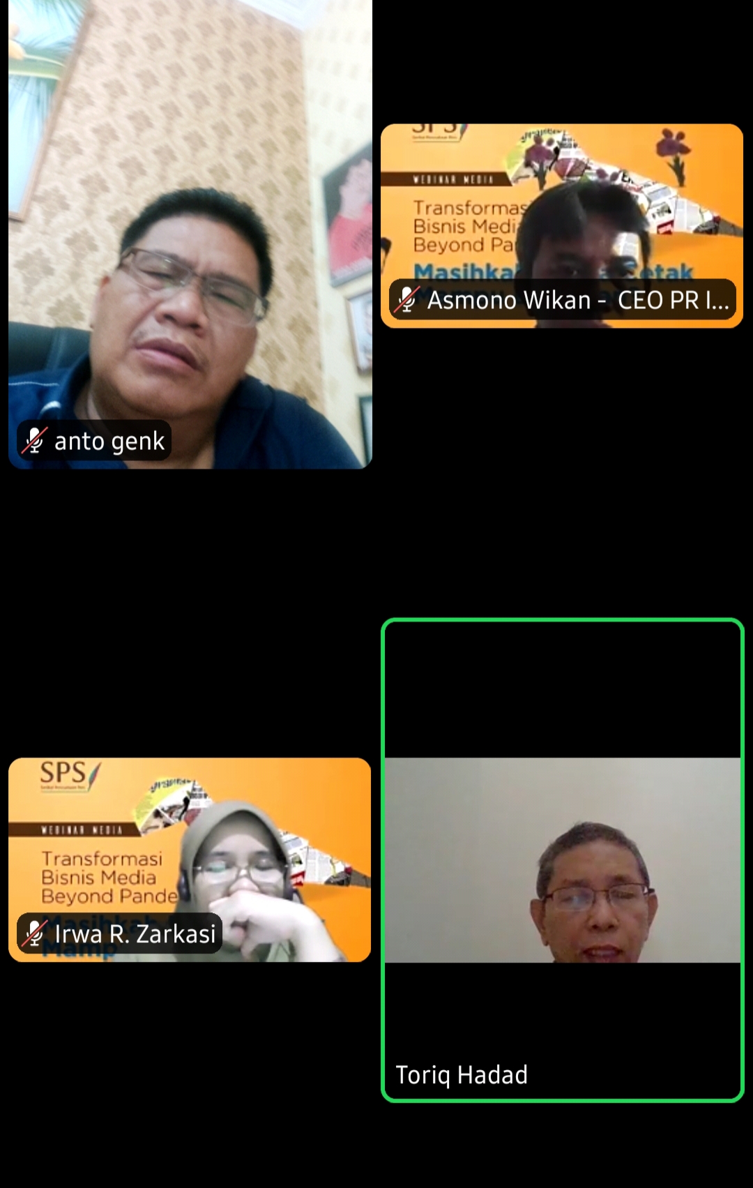 Pertama Dalam Sejarah Rakernas SPS Vertual, Media Cetak Harus Bertransformasi Agar Tetap Bertahan