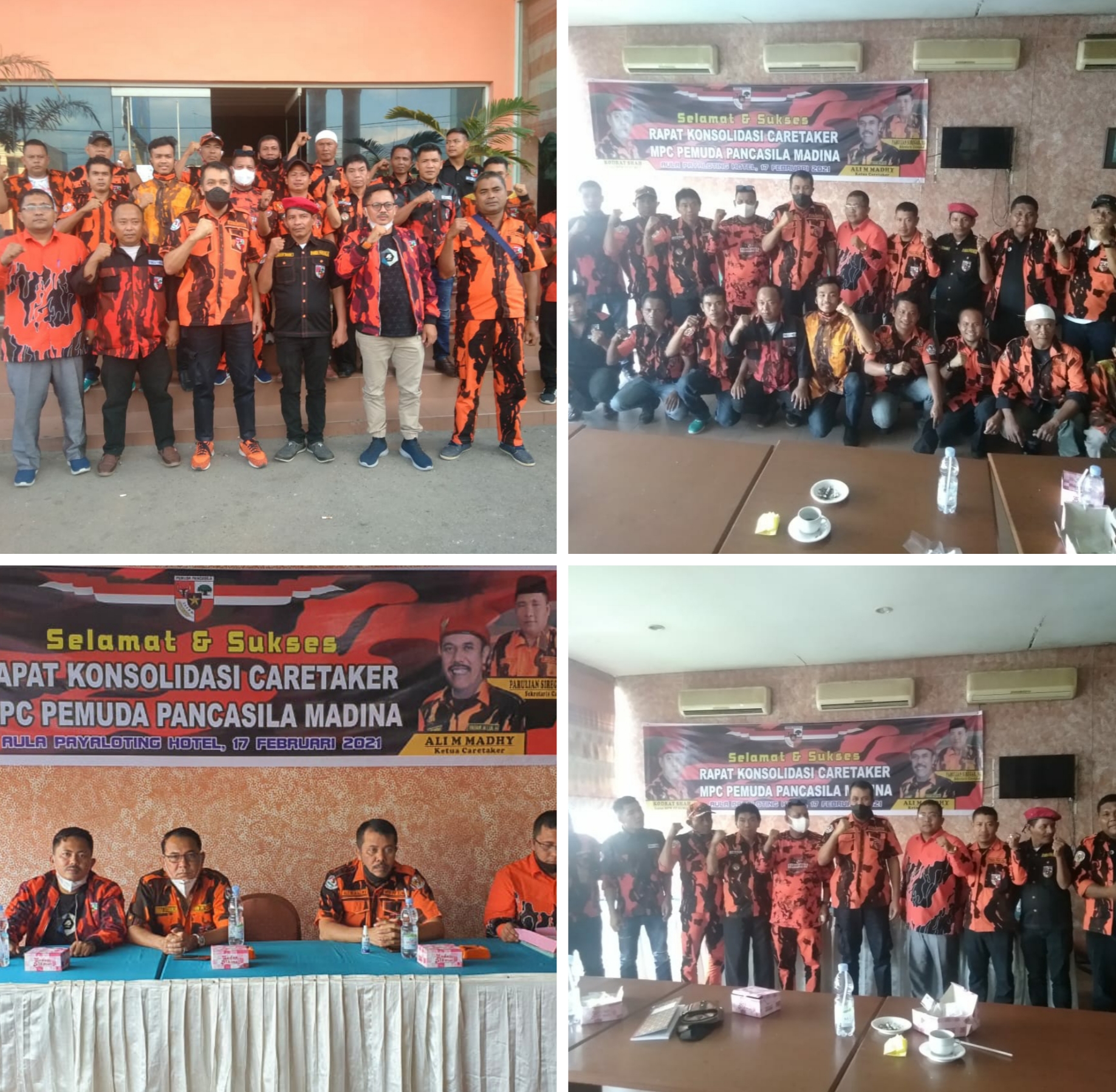 H Ali Madhy Pimpin Konsulidasi Kepengurusan MPC PP Tapsel dan MPC PP Madina