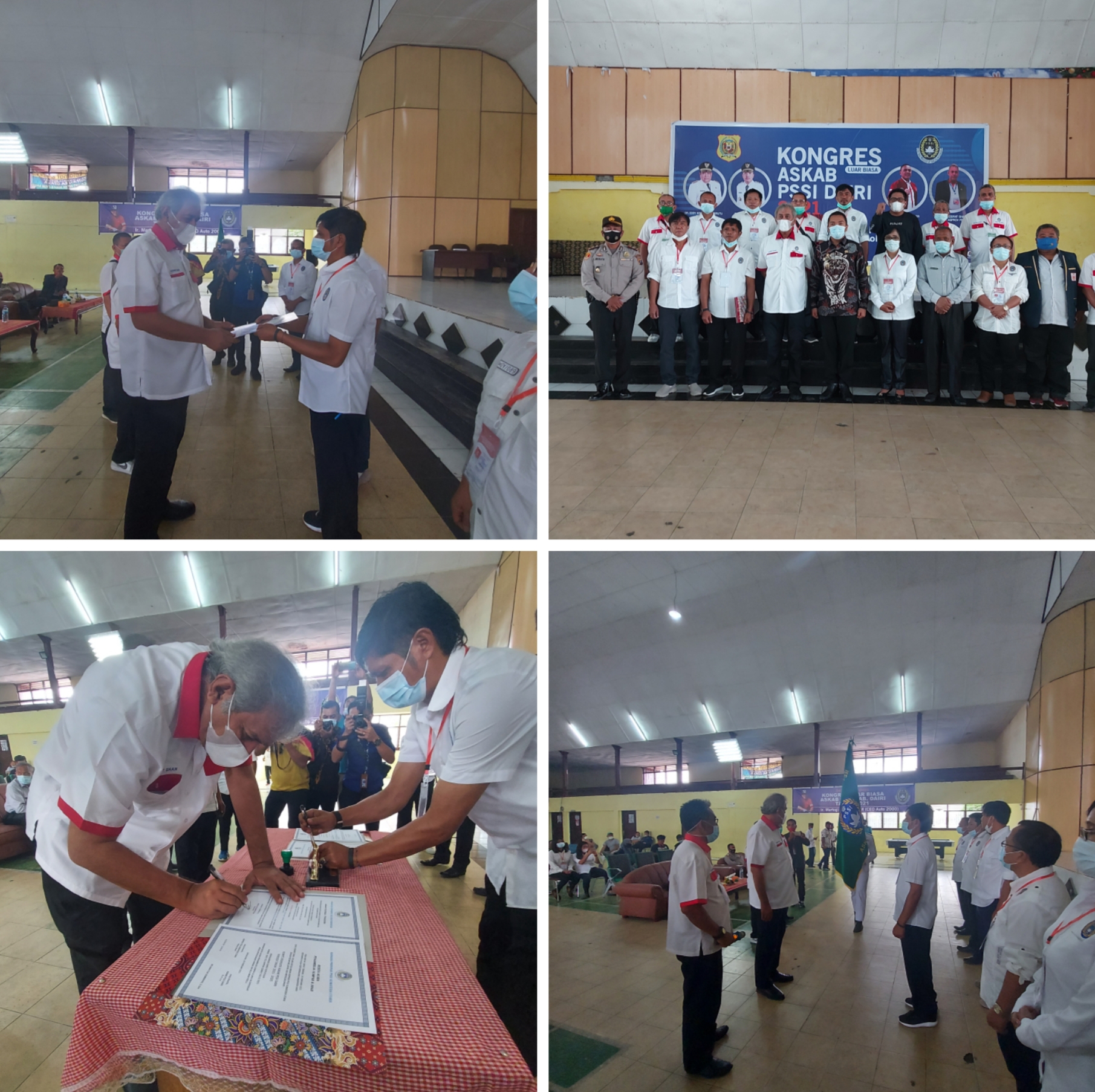 Pengurus Askab PSSI Dairi 2021-2025 Resmi Dilantik, Kodrat Shah : Tingkatkan Prestasi