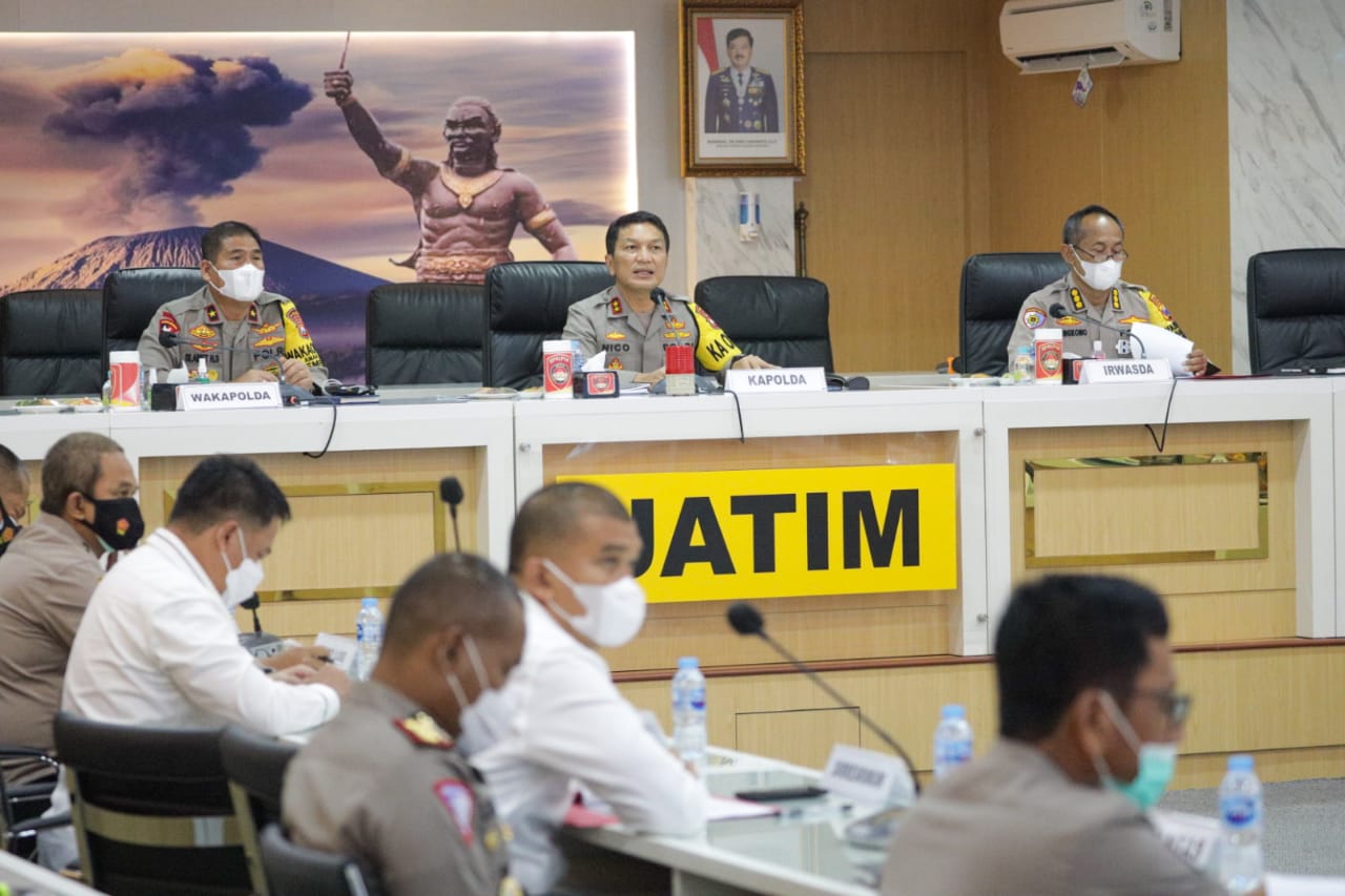 Kapolda Jatim Irjen Nico : Siap Dukung Penuh Program 100 Hari Kapolri