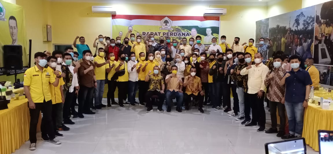 Rapat Perdana Persiapan Pelantikan, Ketua AMPG Sumut Dedi Dermawan : Berikan Kontribusi untuk Golkar dan Masyarakat