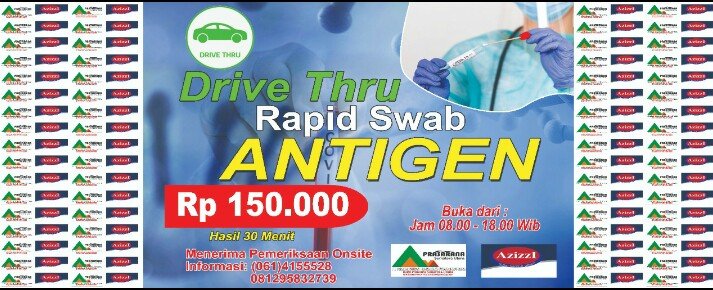 Azizzi Clinic Medical Adakan Rapid Swab Atigen di PRSU Berbiaya Rp150.000