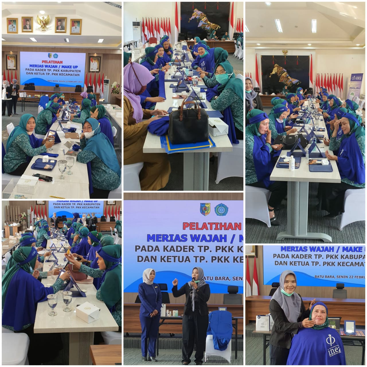 Ketua TP-PKK, Maya Indriasari  Zahir : Inez Cosmetik Berbagi Ilmu Tata Rias