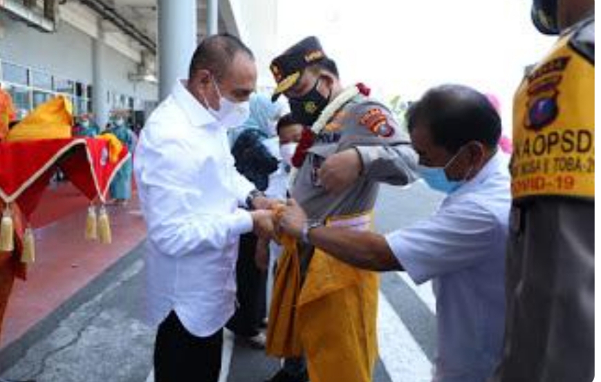 Tiba di KNIA, Irjen Pol Panca Putra Disambut Gubsu Edi