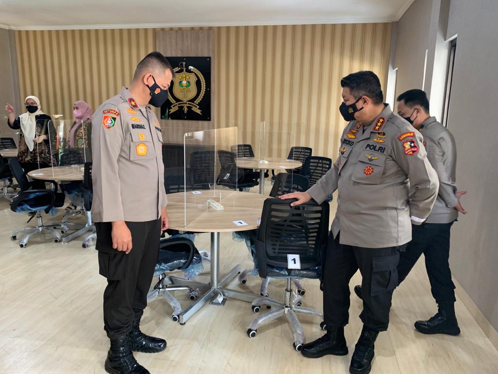 Kalemdiklat Polri Komjen Pol H Rycko Kunjungi  Lemdiklat  Diterima Kasetuk  Brigjen Pol Mardiaz