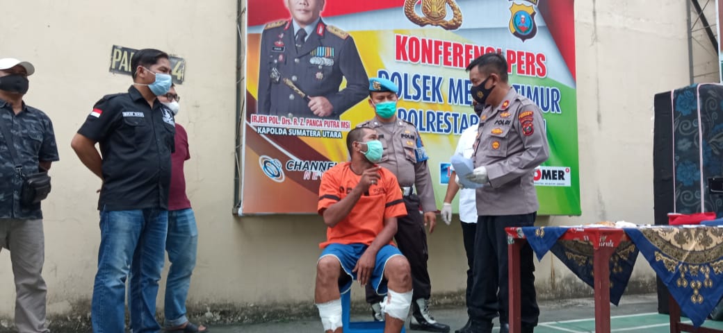 Polsek Medan Timur Tangkap Pelaku Pencuri Emas 150 Gram