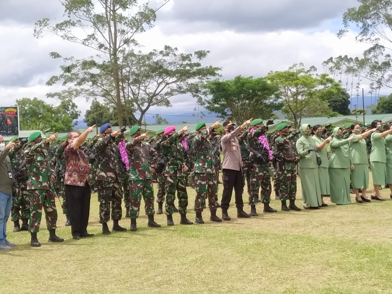 Kunker Pangdam I/BB Mayjen ke Batalyon 125/SI Mbisa, Kodim 0205 TK dan Polres Tanah Karo