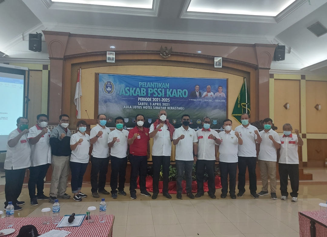 Pengurus Askab PSSI Karo Resmi Dilantik, Kodrat Shah : Sepak Bola Karo Harus Bisa ke Liga 1