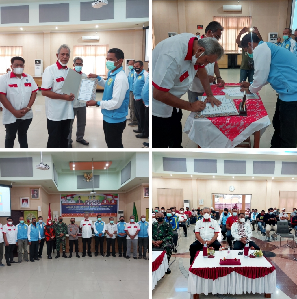 Darma Sutra Ketua Askab PSSI Sergai,  Kodrat Shah : Bersinergi Majukan Sepakbola Sergai