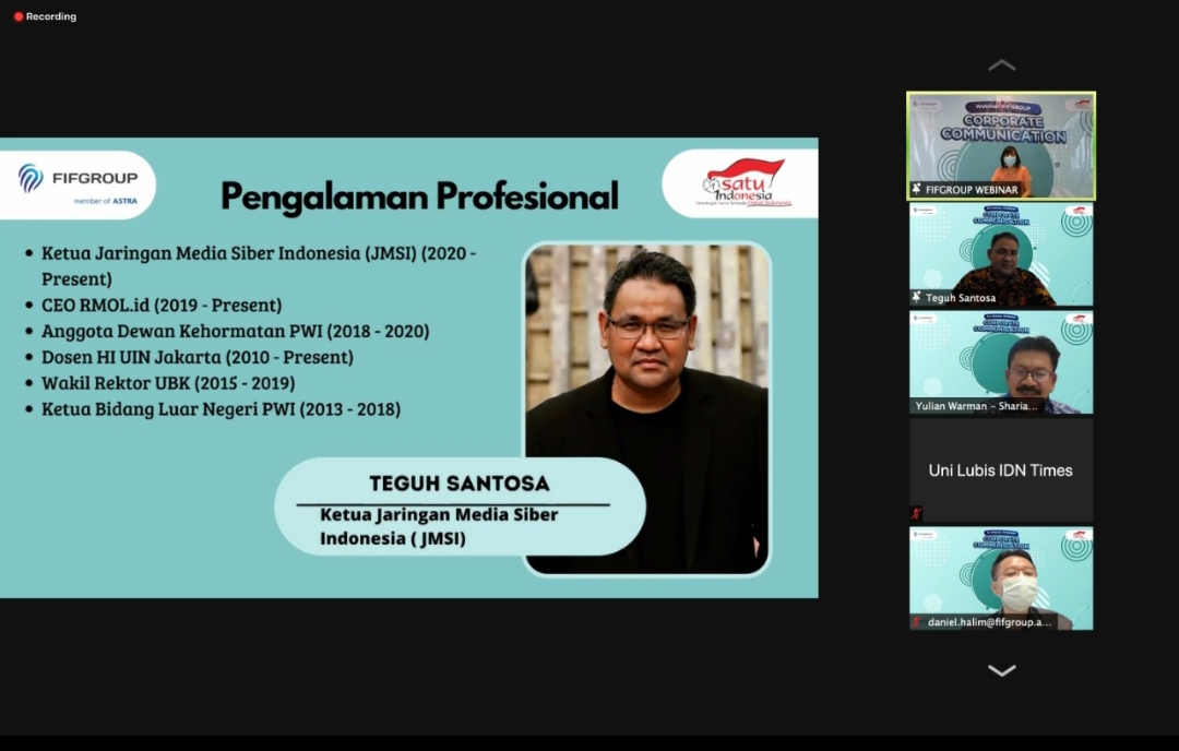 Ini Kata Ketum JMSI, Soal Digital Space