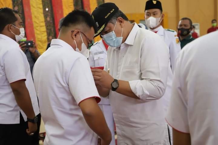 Wako Solok Hadiri Pelantikan Pengurus PSSI Askot Solok