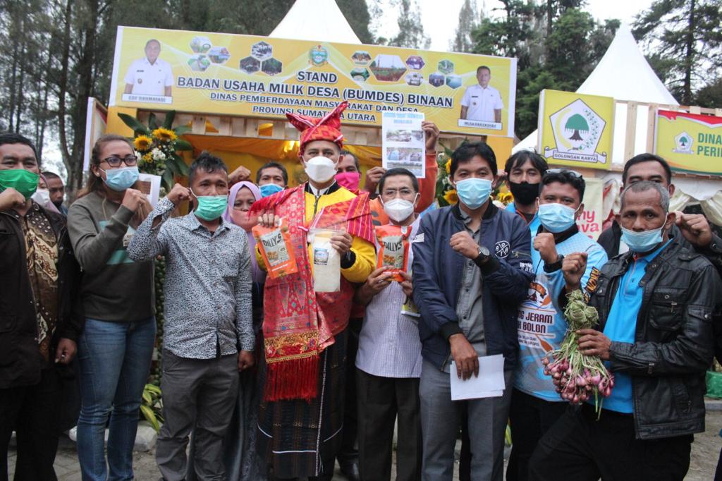 Bumdes Ikut Pameran Rapimda dan Rakerda Golkar, Kadis PMD Sumut Aspan : Dongkrak Ekonomi Masyarakat