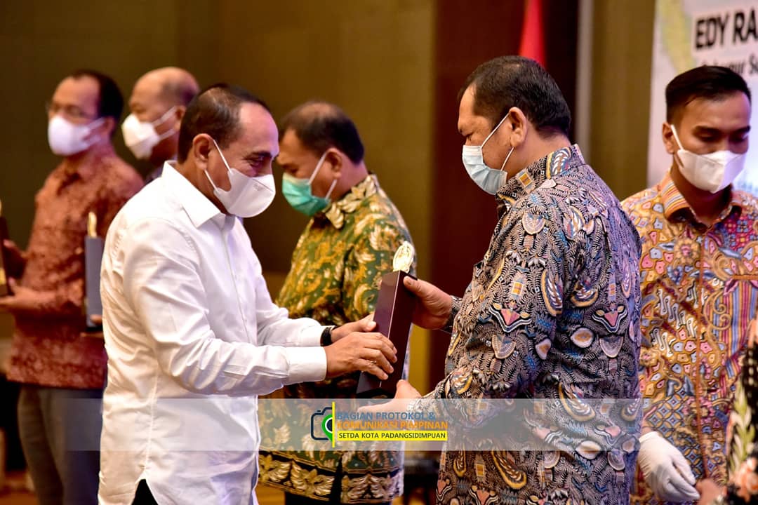 Raih Penghargaan Terbaik ke 1 PPD RKPD 2021, Walikota Irsan : Pemprovsu Agar Perhatikan Daerah