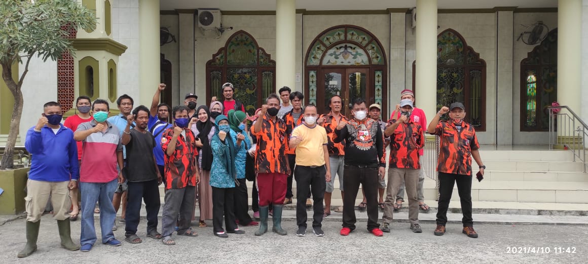 Sambut Ramadhan, PAC PP Kecamatan Medan Baru Gotong Royong Bersama Muspika Kecamatan