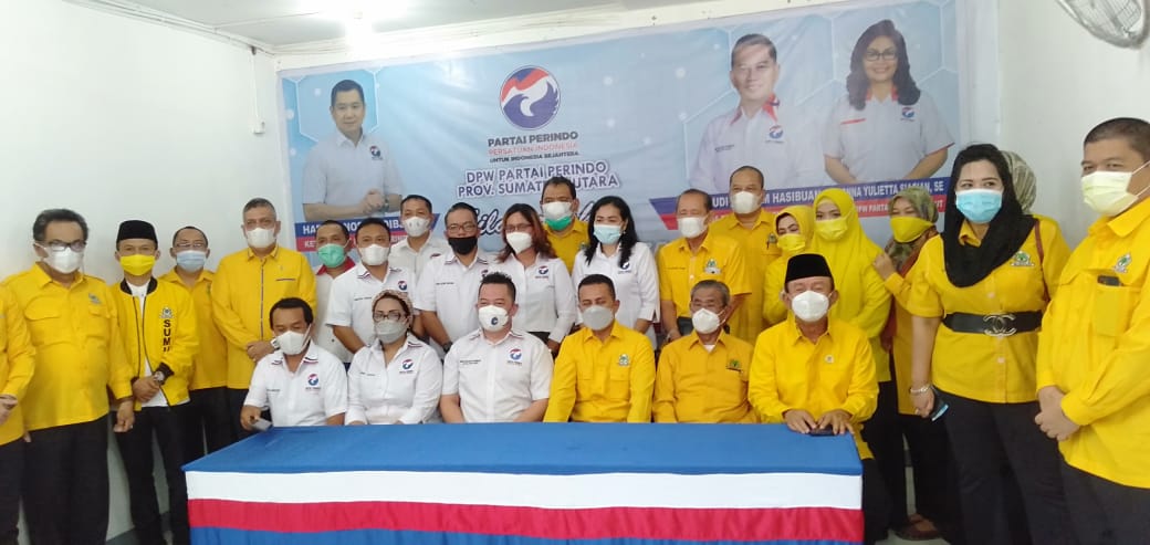 Golkar Sumut Sambangi Partai Perindo, Ijeck : Hanya Silaturrahmi Tak Ada Kepentingan Politik