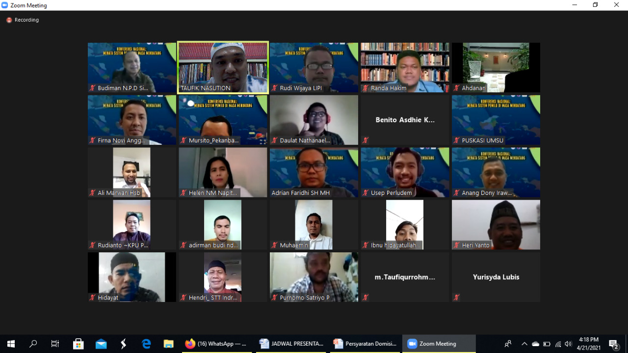 UMSU GELAR KONFERENSI NASIONAL MENATA SISTEM PEMILU DI MASA MENDATANG