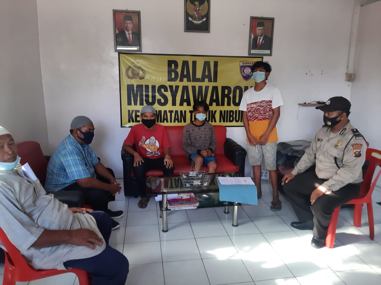 Balai Musyawaroh, Polres Tanjung Balai Dukung Program 100 hari Kerja Kapolri