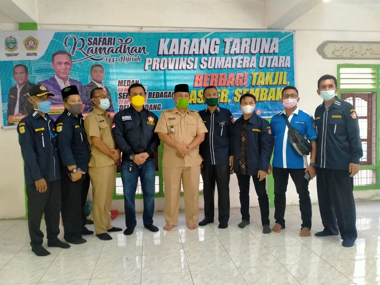 Berbagi Takzil, Masker dan Sembako di Sergai, Ini Kata Dedi Dermawan Milaya