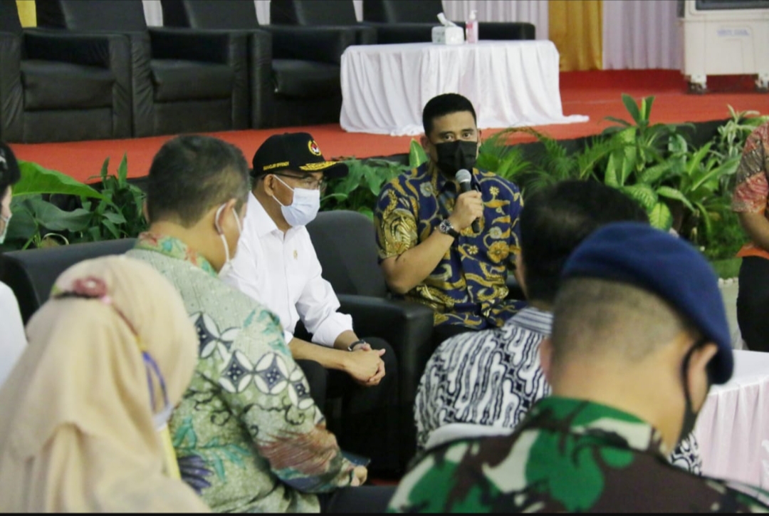 Ini Kata Wali Kota Medan Perkembangan Covid-19 di Kota Medan Kepada Menko PMK