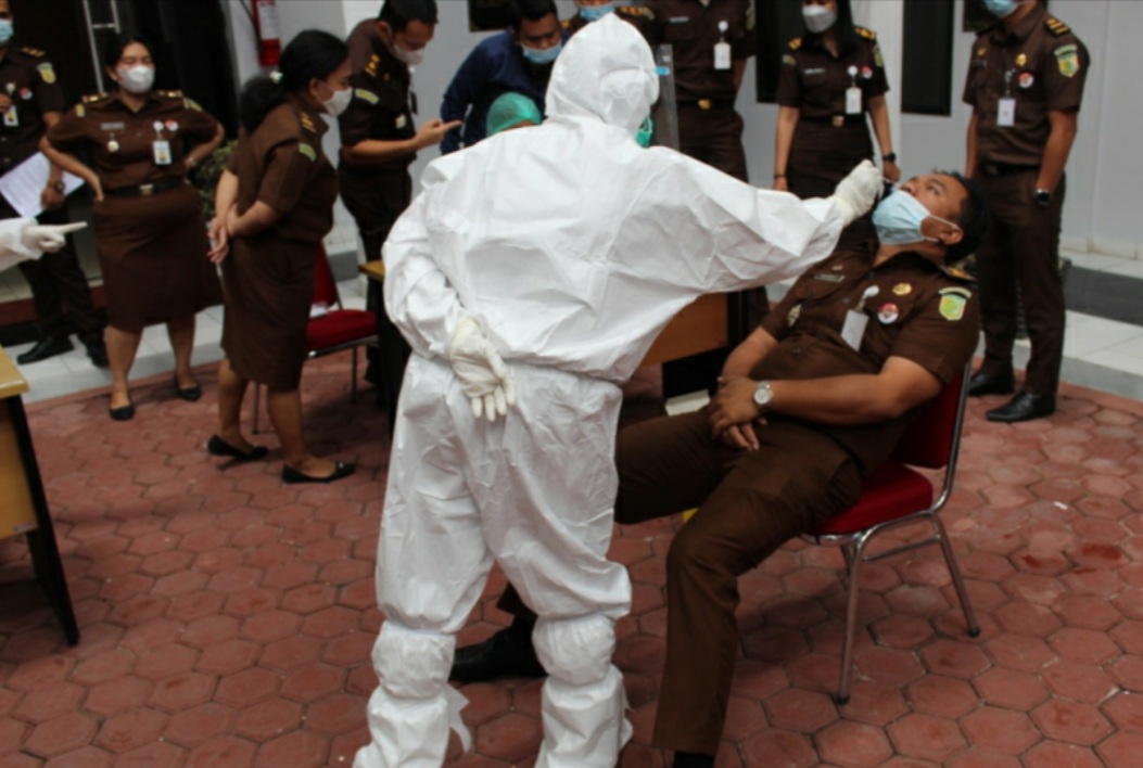 Kejari Kabanjahe Lakukan Tes Antigen, Seluruhnya Negatif