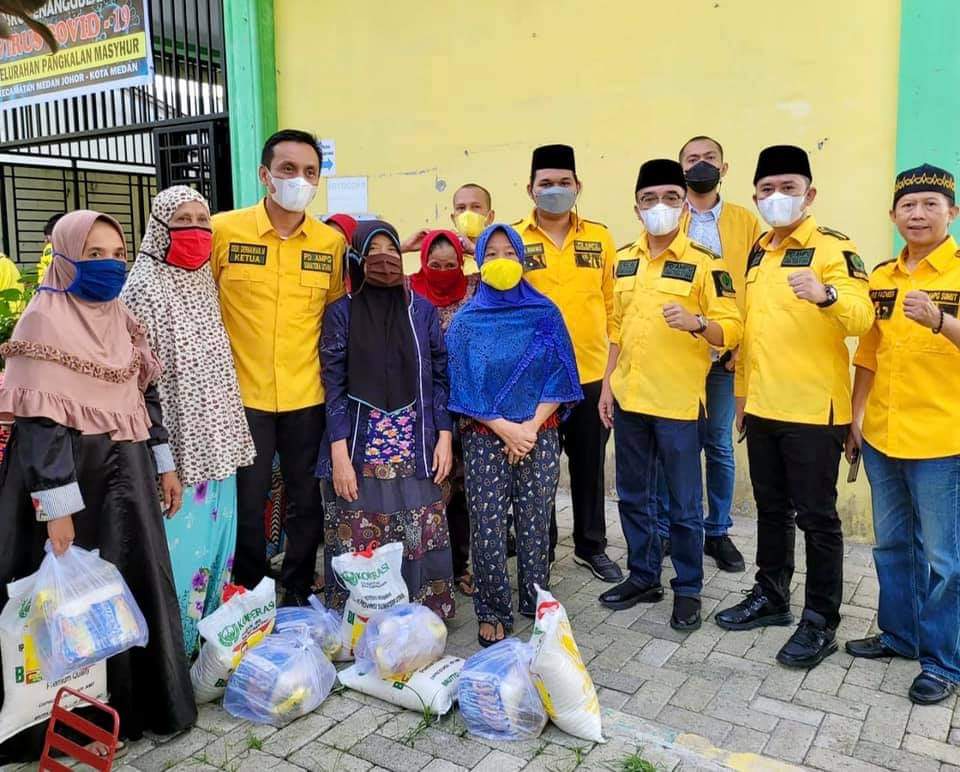 AMPG Sumut Safari Ramadhan Bagikan Sembako Untuk Masyarakat, Dedi : AMPG Merasa Terpanggil