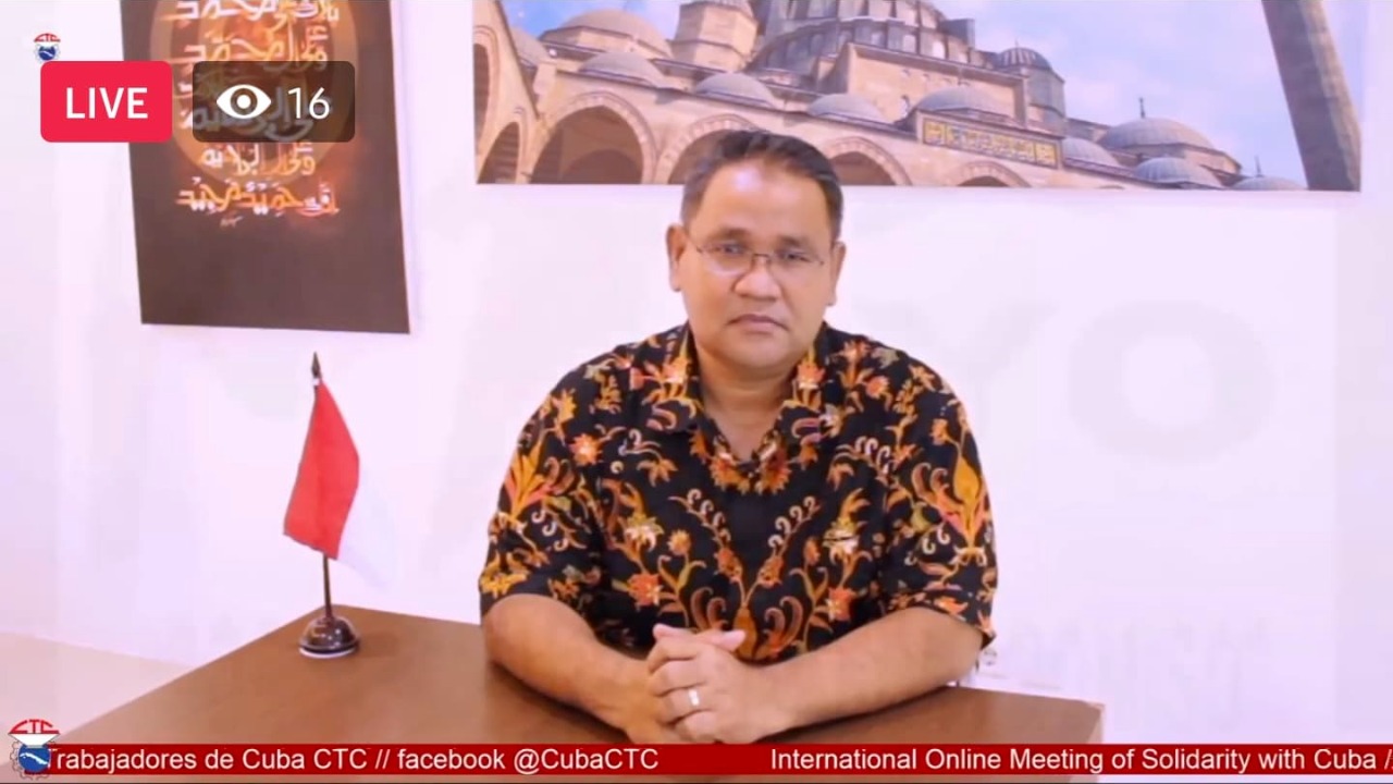 Ini Kata Teguh Santoso Soal Solidaritas untuk Mengakhiri Blokade Kuba