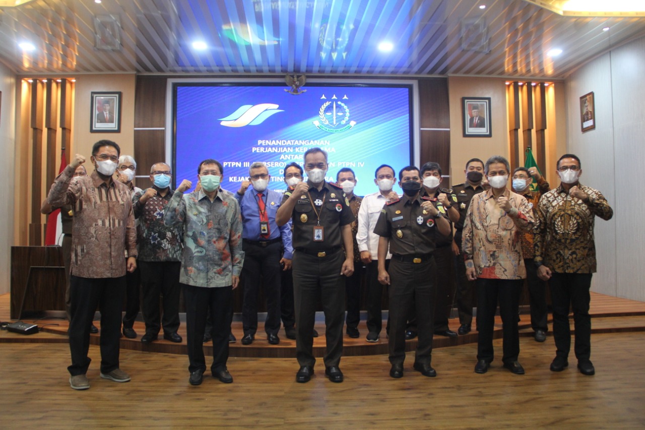 Kejati Sumut Jalin Kerjasama Bidang Datun dengan PTPN II, III dan IV