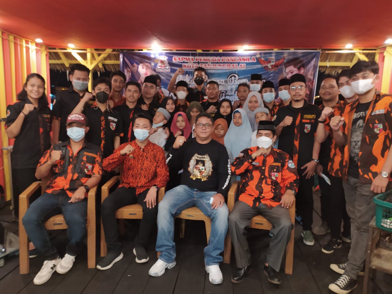 SAPMA PP Kota Tanjungbalai Bersilaturahim dengan Menyantuni Anak Yantim