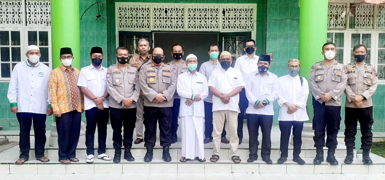 Dit Binmas Polda Sumut Kunjungi Al-Wasliyah Sumut, Ajak Sosialisasi Prokes Kepada Masyarakat