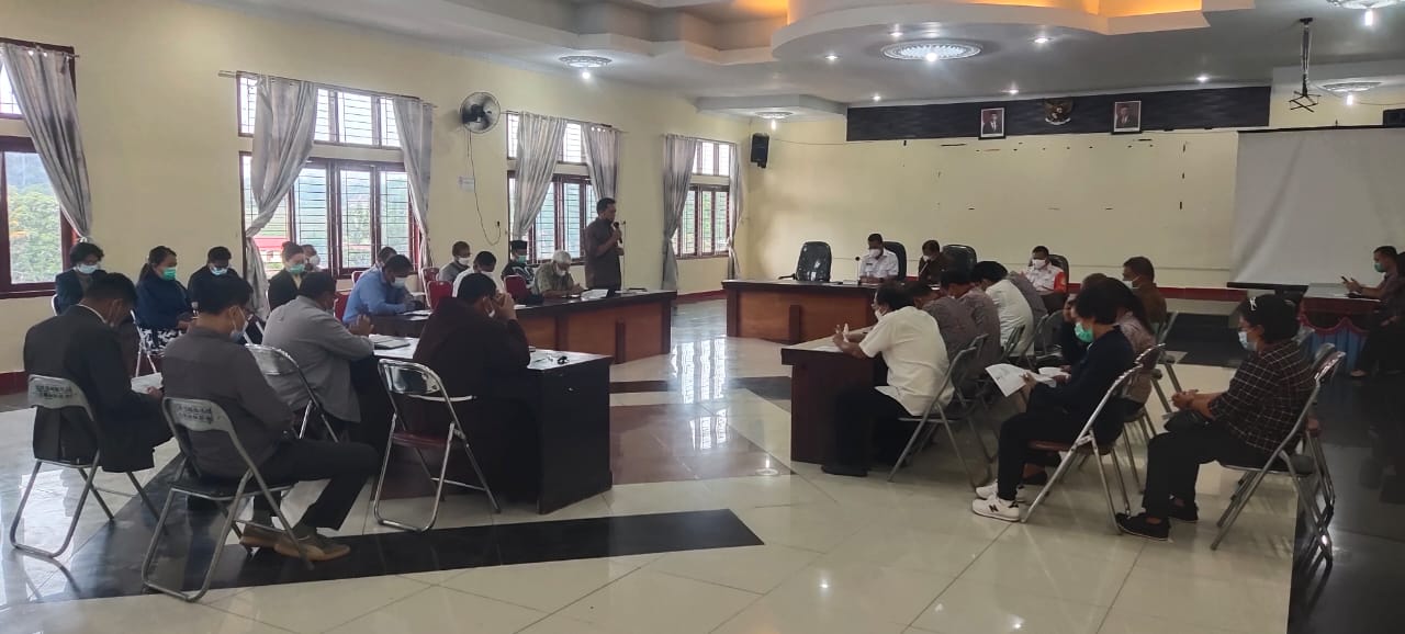 Sosialisasi Surat Edaran Bupati Toba, Pelaksanaan Ibadah Secara Tatap Muka Ditiadakan Hingga 31 Mei 2021