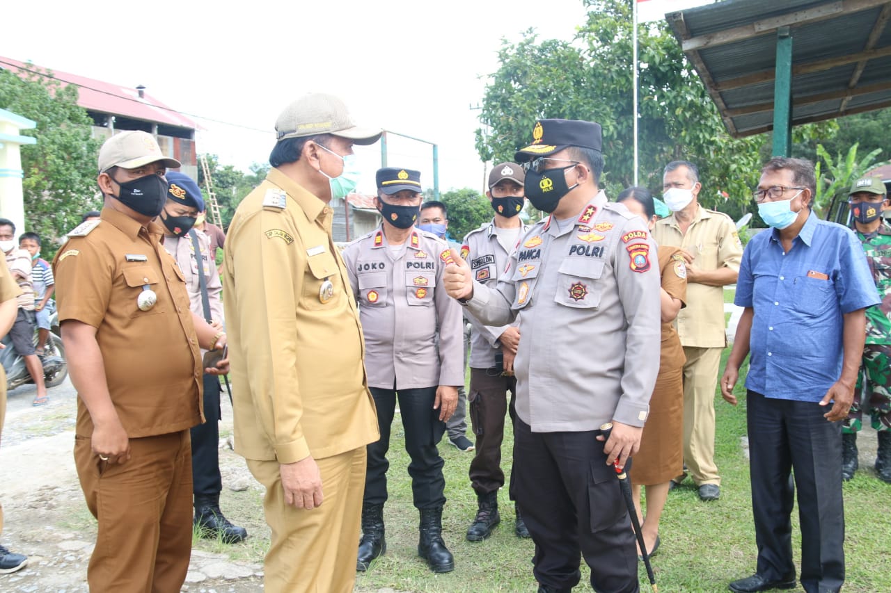 Kapoldasu kembali Kunjungi Garoga, Pastikan Tidak ada kerumunan di Dusun Gur Gur