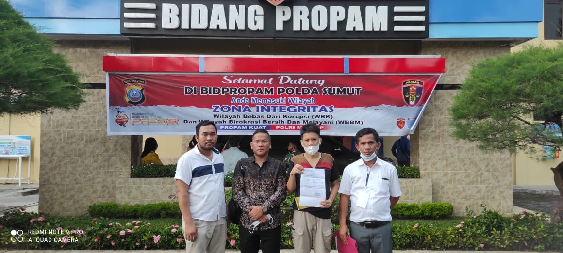 Oknum Polisi Beking  Rentenir, Korban Penganiyaan Lapor ke Propam Sumut