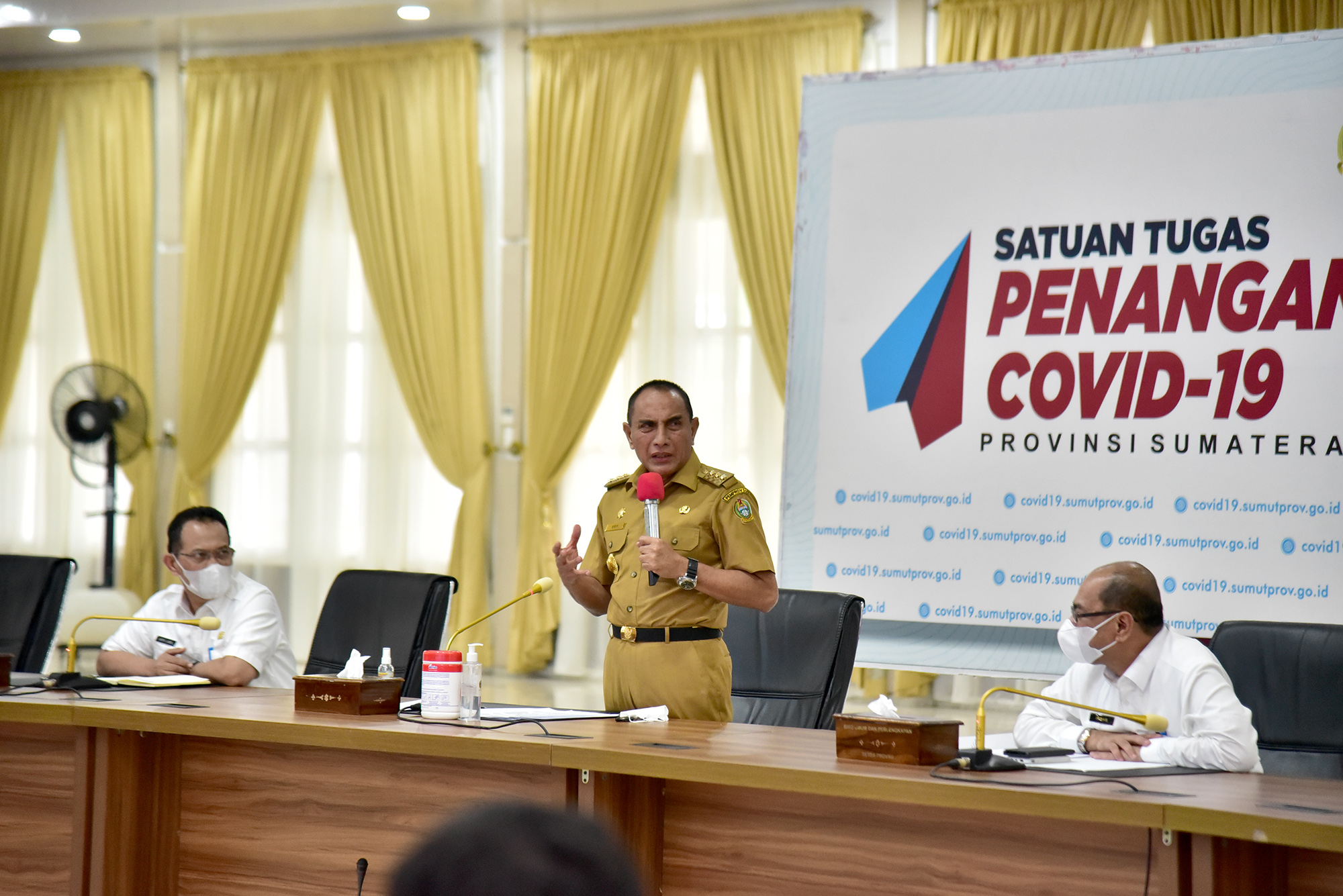 Gubsu Edy Curhat Ke Media Ajak Dukung Sumut Bermartabat