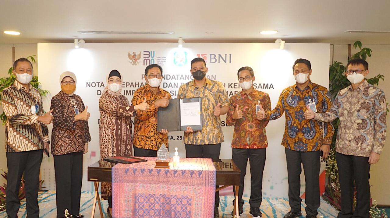 Pemko Medan MOU Program BNI Smart City