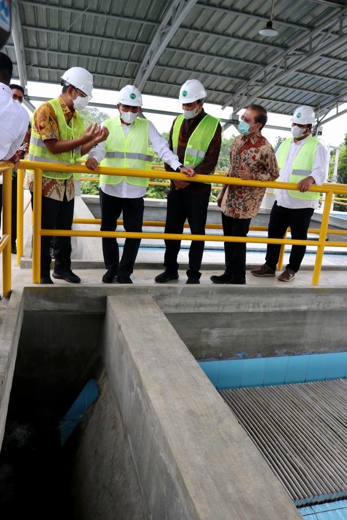 Gubsu Resmikan IPA Denai di Kecamatan Medan Denai