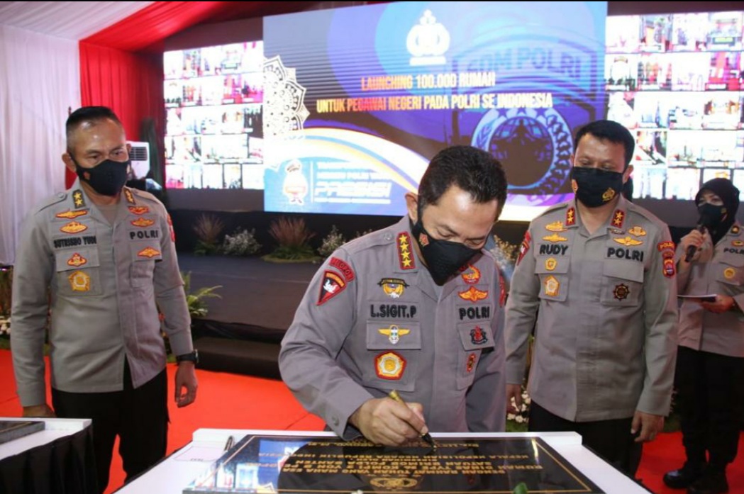 Kapolri Resmikan Gedung Presisi di Polres Kota Tangerang