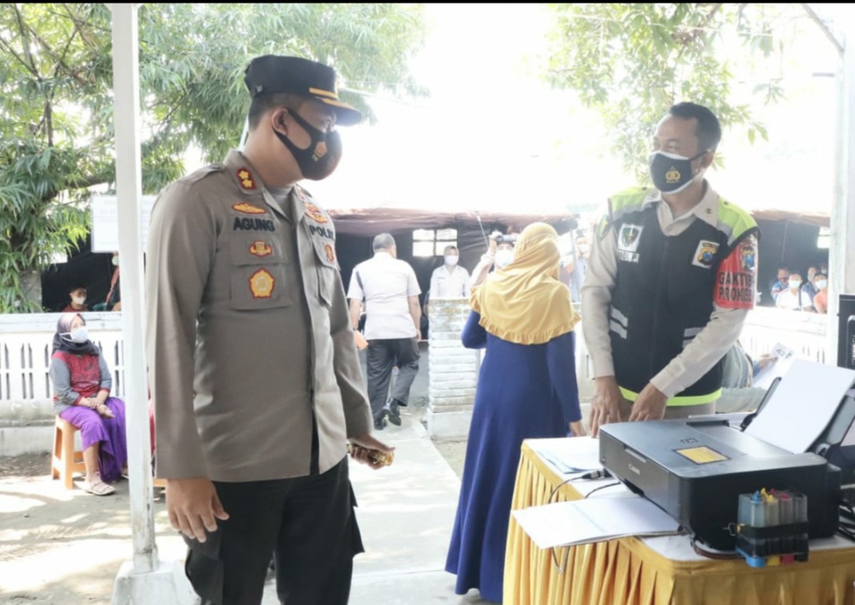 Dukung Program Pemerintah, Polres Jombang Gelar Vaksinasi Massal