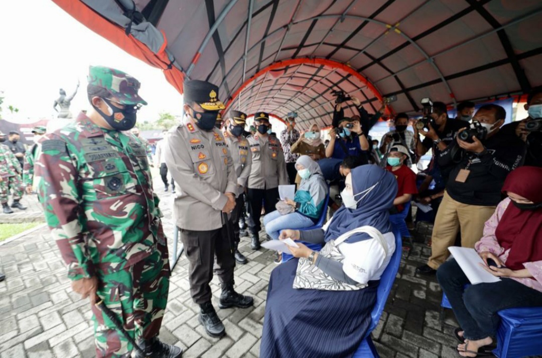 Kapolda Jatim: Tindaklanjuti Intruksi Panglima TNI dan Kapolri Buka Gerai Vaksinasi