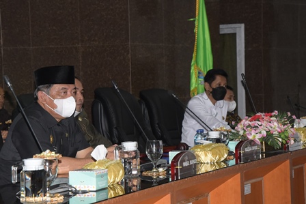 Wabup Sampaikan Jawaban Terhadap Pandangan Umum Fraksi DPRD Deli Serdang
